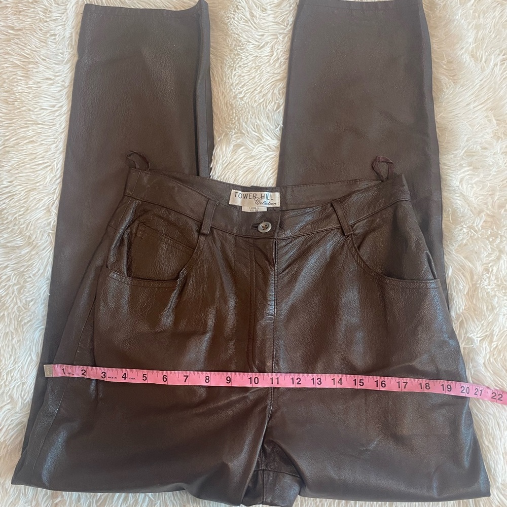 90s Brown Lace Up Pants